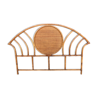 2 seater wicker bedhead