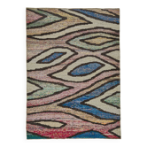 Tapis boho recyclé turc fait main 250 cm x 345 cm