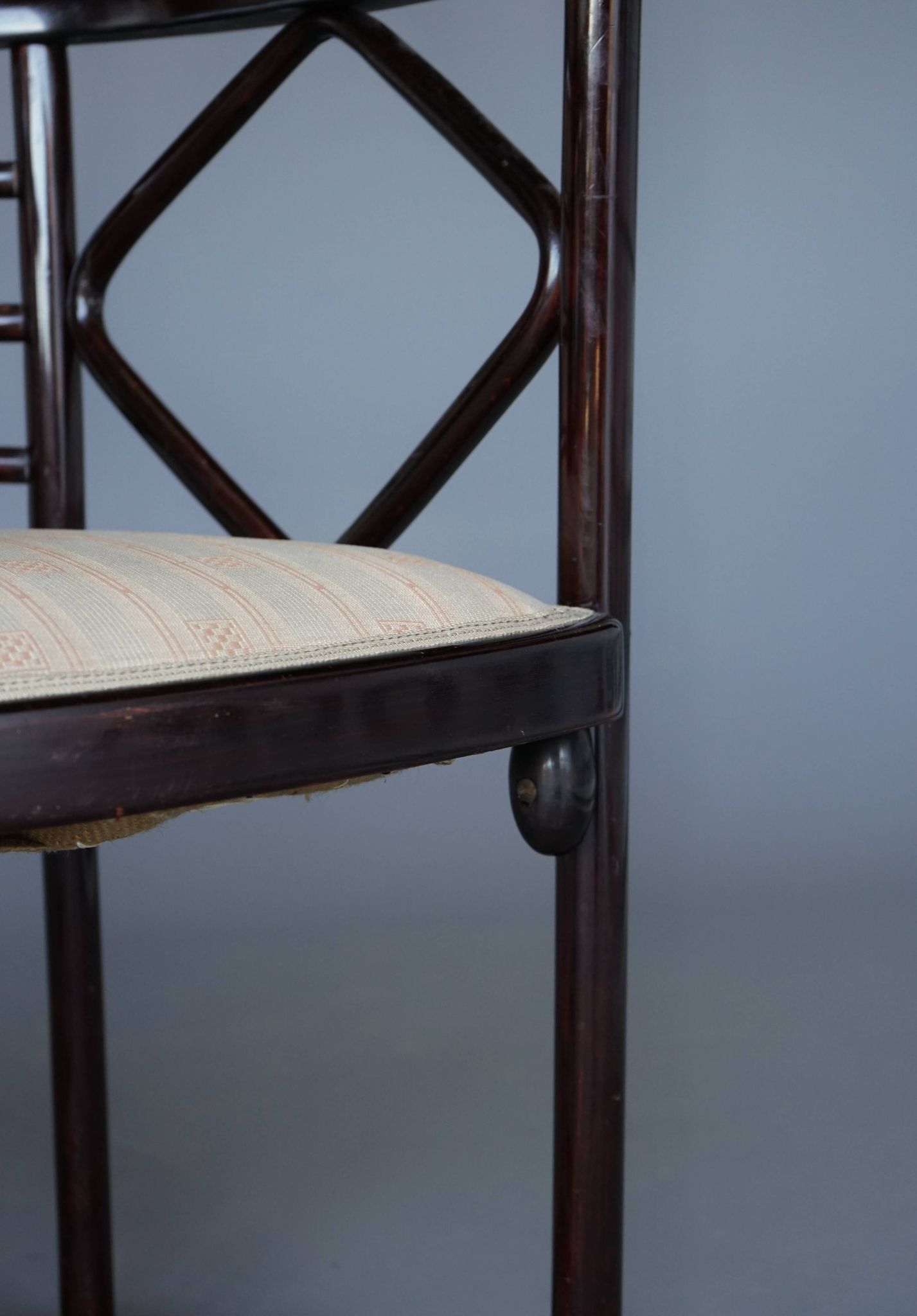 Model 728 'Fledermaus' chairs attributed to Josef Hoffmann for J & J Kohn,