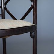 Model 728 'Fledermaus' chairs attributed to Josef Hoffmann for J & J Kohn,