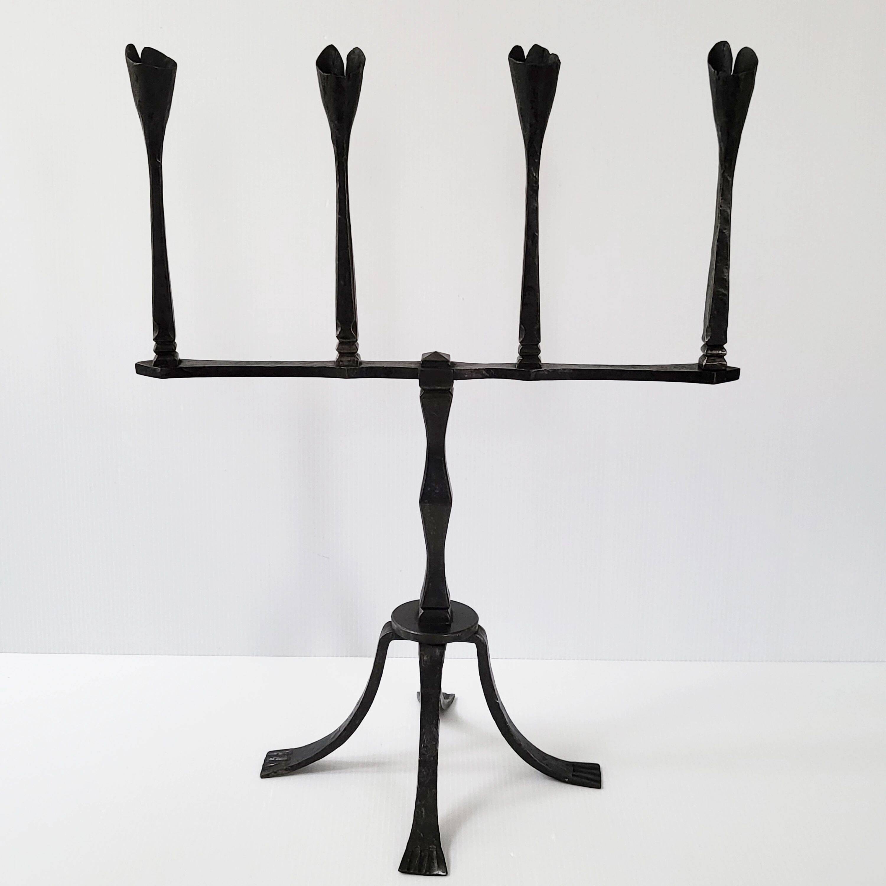 Vintage brutalist candlestick 1970