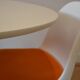 Casalino dinning table and 4 stackable chairs by Alexander Begge for Casala, 1970