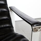 Lounge chair and ottoman Ilmari Lappalainen "Pulkka" for ASKO