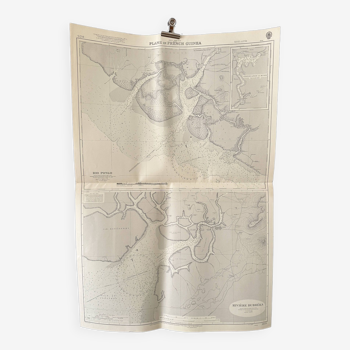 French Guinea Rio Pongo and Riviere Dubreka Nautical Map