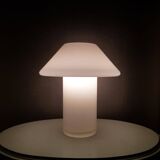 1980s glass mushroom table lamp