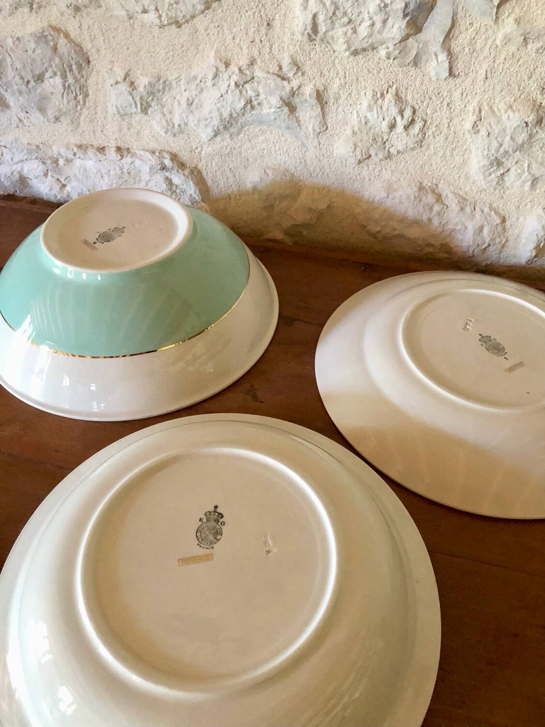 Luneville salad bowl Regency model