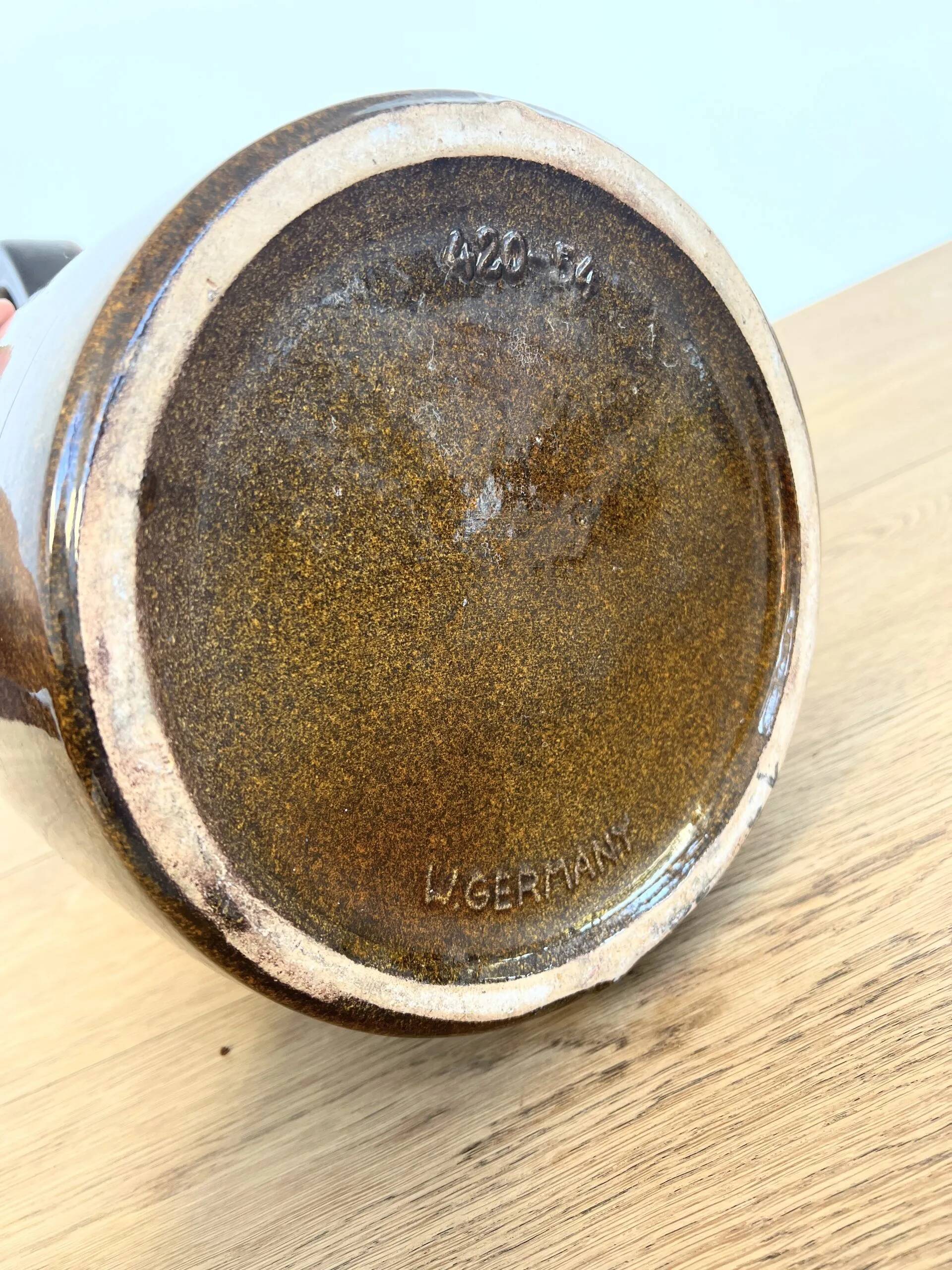 Vase Fat Lava West Germany H 54 cm