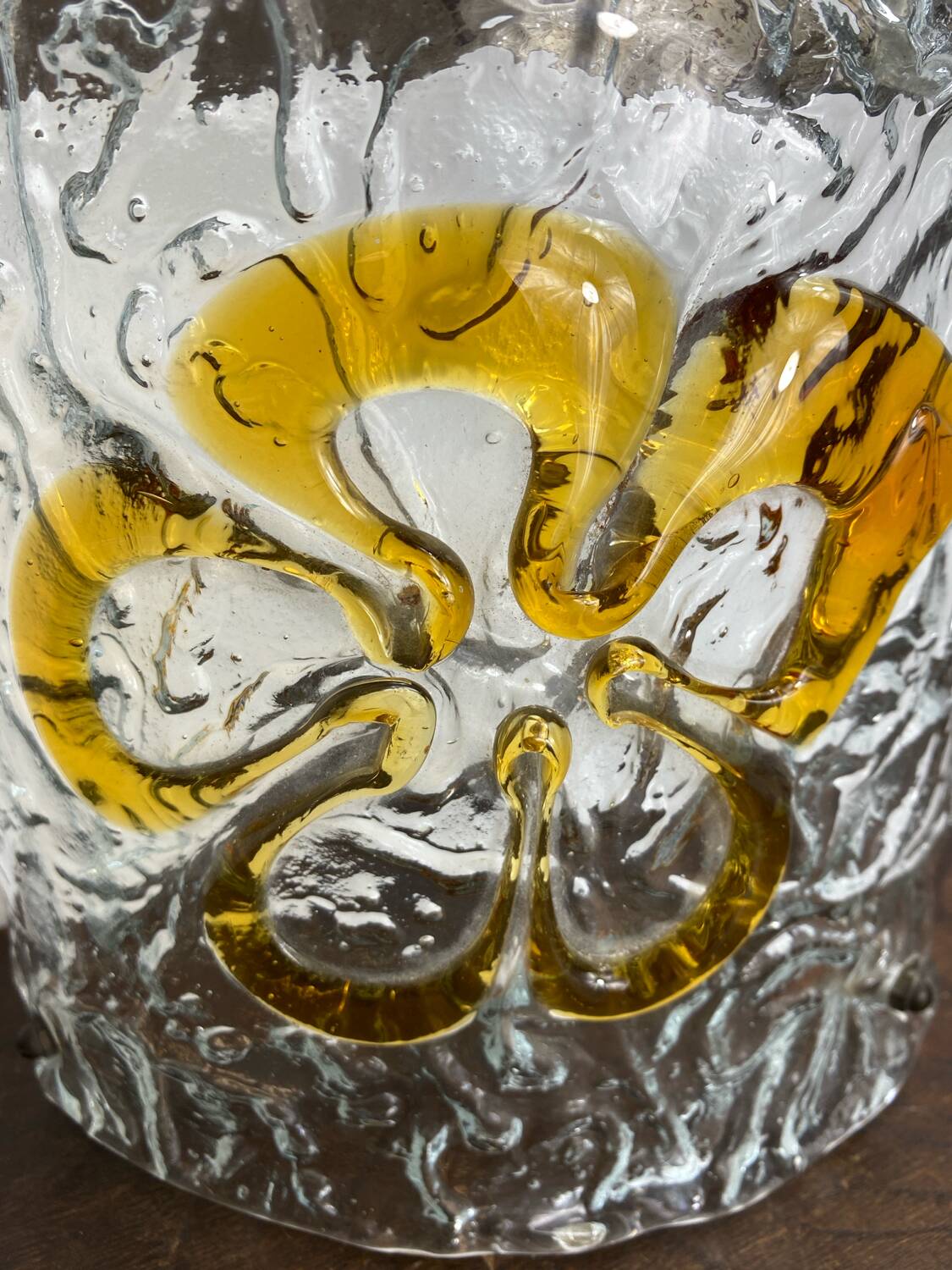 Murano glass wall sconce