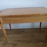 Original 1950s dressing table in light veneer wood