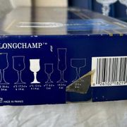 6 verres à pied en cristal
