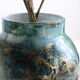 Glass ball vase by Sylvie Montagnon