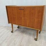 Bar vintage en teck style scandinave