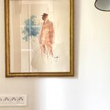 Illustration on vintage paper