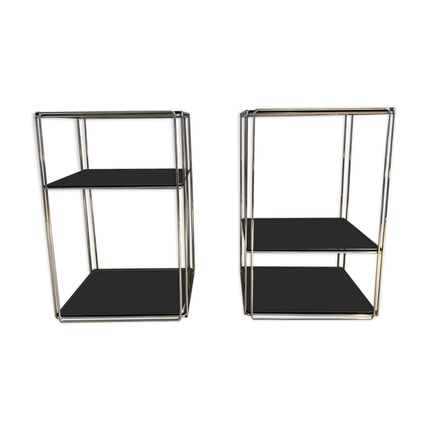 Pair of side tables design Max Sauze, published by "Isocèle", France 1970