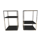 Pair of side tables design Max Sauze, published by "Isocèle", France 1970
