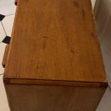 Commode vintage pied compas