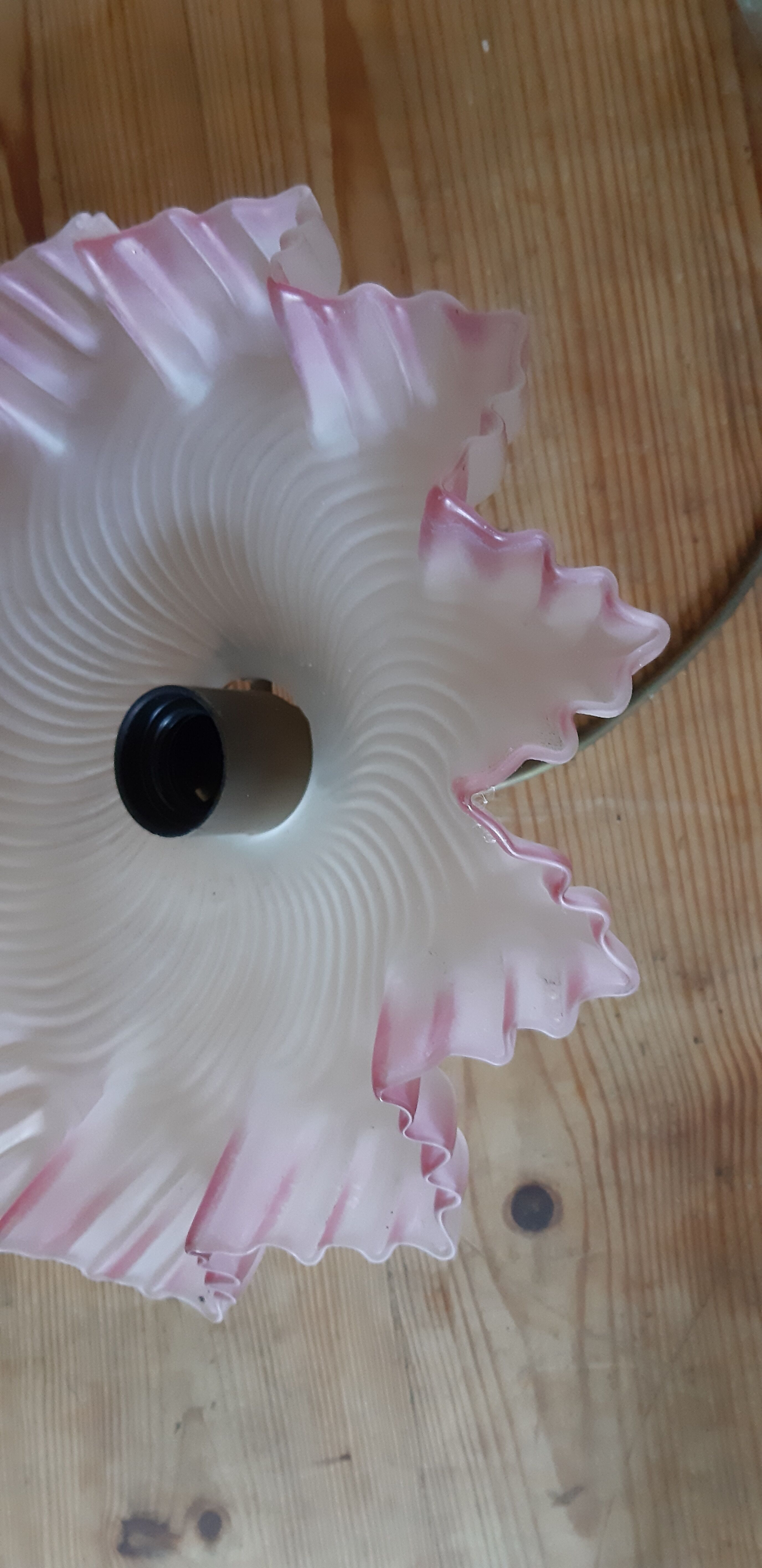 Hanging in opaline glass 1900