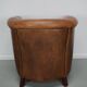 Vintage Dutch Cognac Colored Leather Club Chair