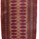 Vintage carpet Uzbek Bukhara handmade 100cm x 152cm 1960s, 1C726