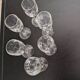 6 small vintage liqueur glasses