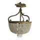 Napoleon III basket chandelier with tassels