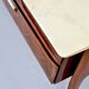 Italian Midcentury Sideboard in Rosewood, Carrara Marble and Brass