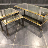 Ensemble de tables basses de design italien, années 1970