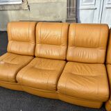 Beka 1970 leather modular sofa