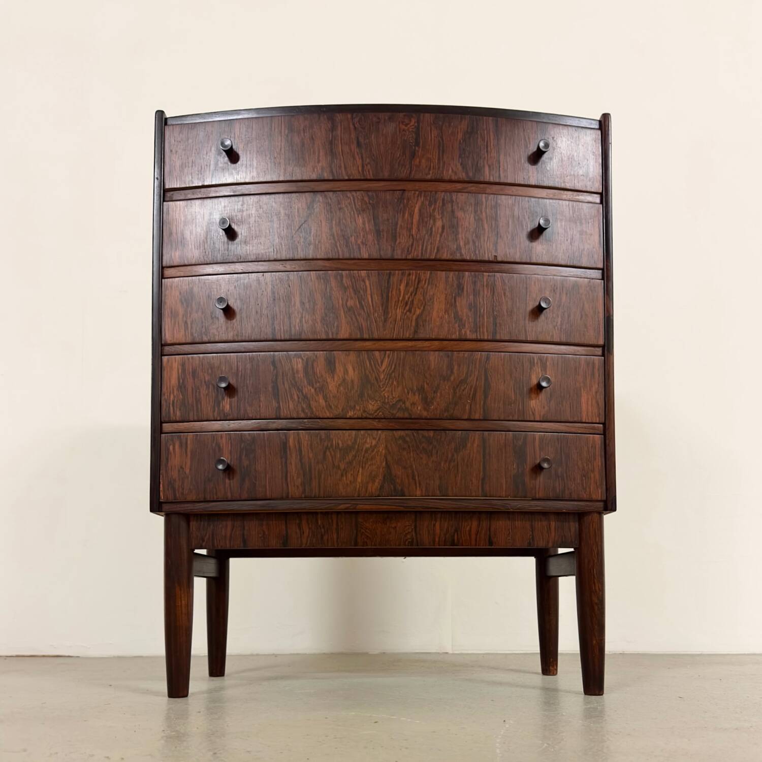 Danish rosewood chest of drawers by Kai Kristiansen, 1950s