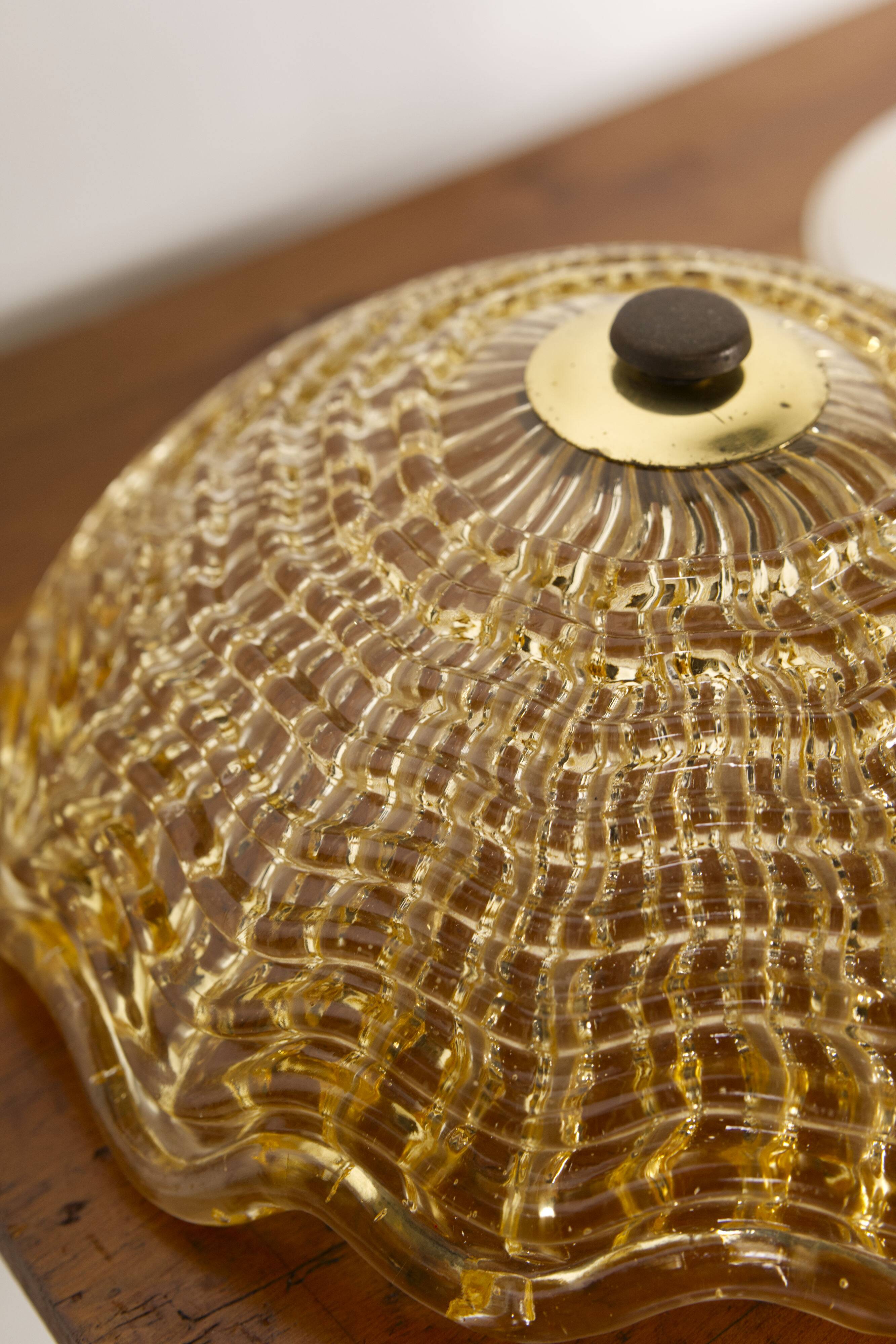 Carl Fagerlund ceiling light for Orrefors, Sweden 1960s