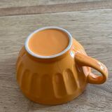 2 colorful faceted bowls