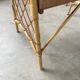 Bureau rotin Louis Sognot et sa chaise