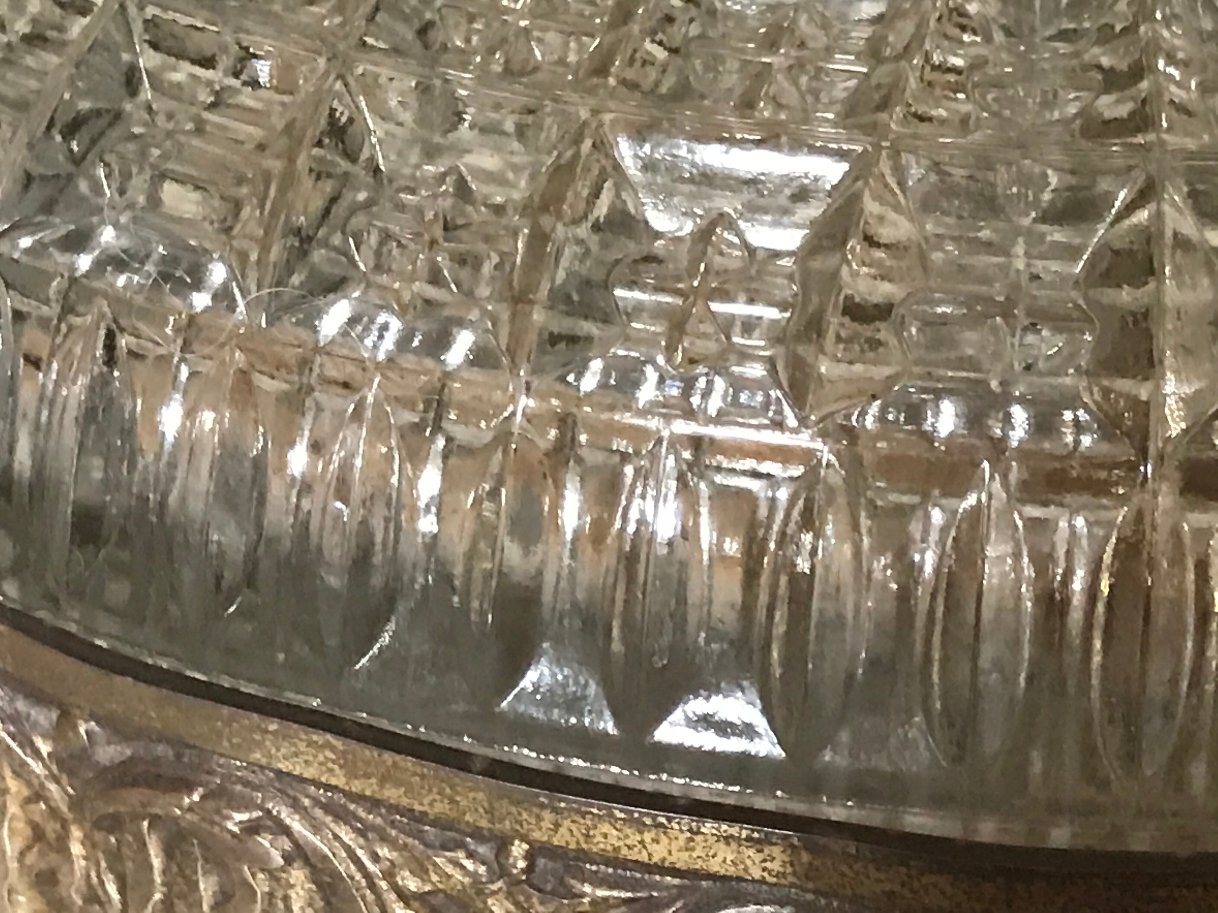 Bronze and glass ceiling