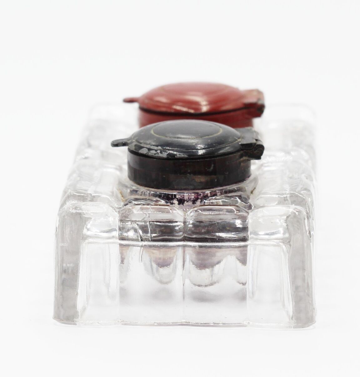 Former glass and Bakelite inkwell