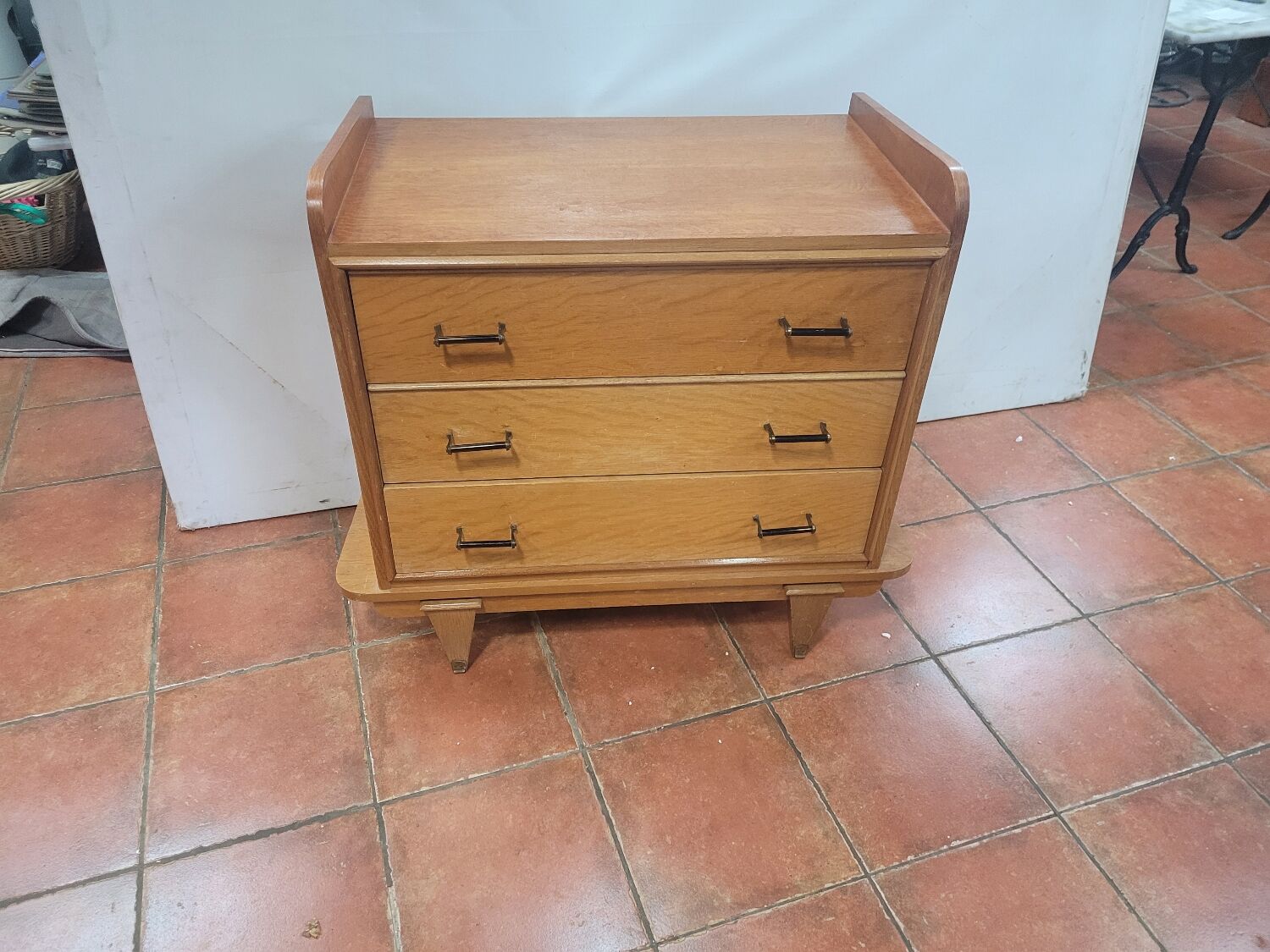 Commode scandinave en chêne des années 60