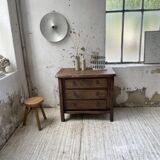Solid elm aranjou chest of drawers