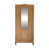 Art Deco oak wood bonnetière wardrobe, renovated.