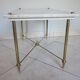 Table basse marbre et laiton