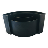 Magnificent black magazine rack.