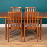 Retro Teak 1960s Meredew Dining Table & 4 Chairs Mid Century