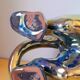 Panther in flamed sandstone Rambervillers art deco