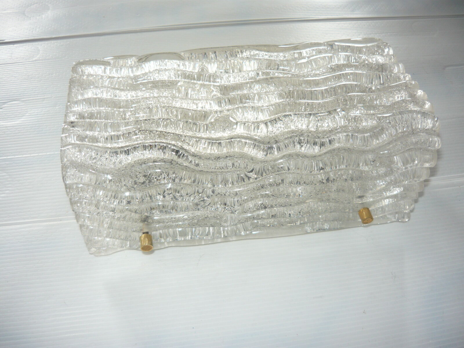60s frosted glass sconce