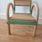 Chaise baumann en bois courbe