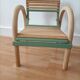 Chaise baumann en bois courbe