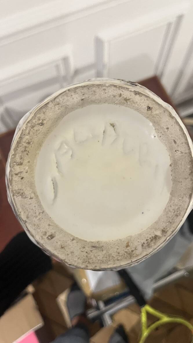 Very large Vallauris glazed ceramic vase