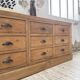 Pine craft cabinet with drawers