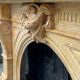Napoleon iii style lamartine yellow marble fireplace circa 1880