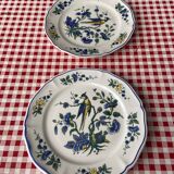 Pair of plates "blue phoenix" Villeroy and boch