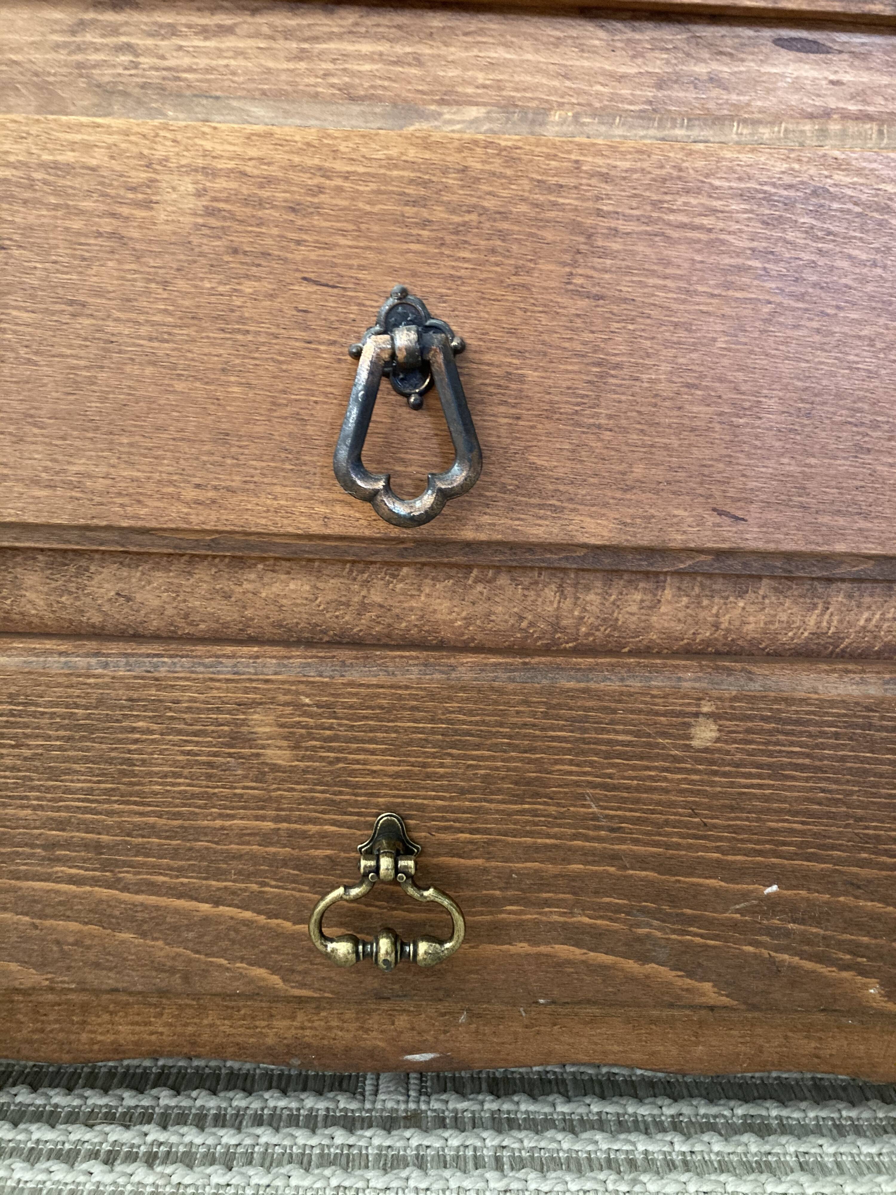 Vintage dresser dresser on wheels