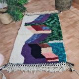 Handmade wool Berber rug 150 x 100 CM